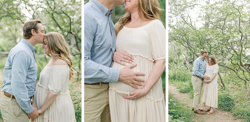 Maternity session at Cross Estate Gardens