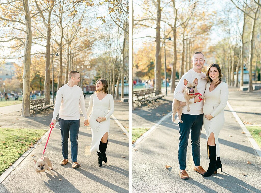 Hoboken Maternity Photographer shares images of waterfront maternity session
